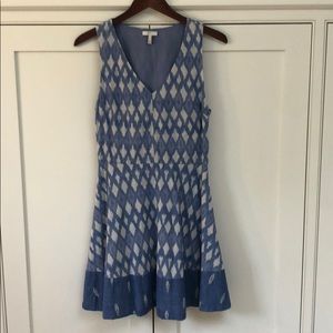 Joie Ikat Fit and Flare Dress, Size L